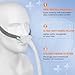 Replacement P10 Frame System for ResMed Airfit P10, Replacement Nasal Pillow Mask Headgear Set - Includes P10 Nasal Pillow, Headgear, CPAP Frame System - Perfect Seal & Ultra Comfort Accessories (M)