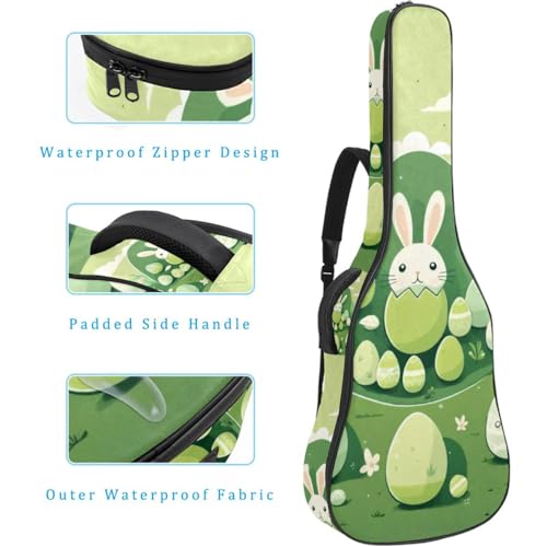 Sac pour guitare 41 pouces imperméable housse universelle multi-poche