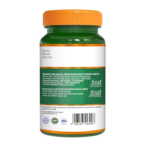 Image of Pure Nutrition Maca Root (1000mg), 60 Veg Capsules | Multivitamin For Men And Women | Promotes Reproductive Health, Improves Energy & Enhances Performance