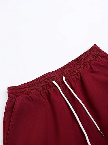 SHENHE Men's 2 Piece Outfits Short Sleeve Button Down Casual Shirt and Shorts Sets3