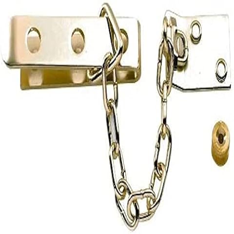 Yale P-1040-PB Polished Brass Door Chain Cover