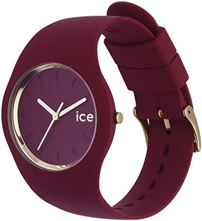 Ice-Watch - ICE glam forest Anemone - Czerwony damski zegarek z silikonowym paskiem - 001060 (Medium)