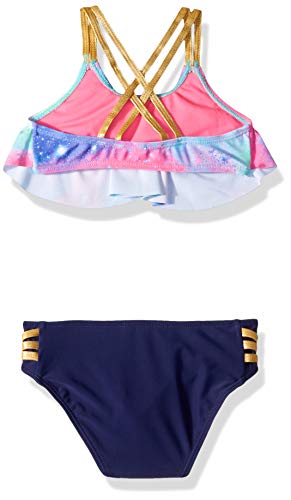 Limited Too Girls' Two Piece Flounce Top Swimsuit Wirh Fun Prints2