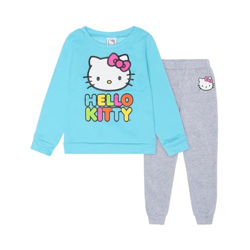 Hello Kitty Girls Sweatshirt and Pants Set for Infant, Toddler, and Little Kids
