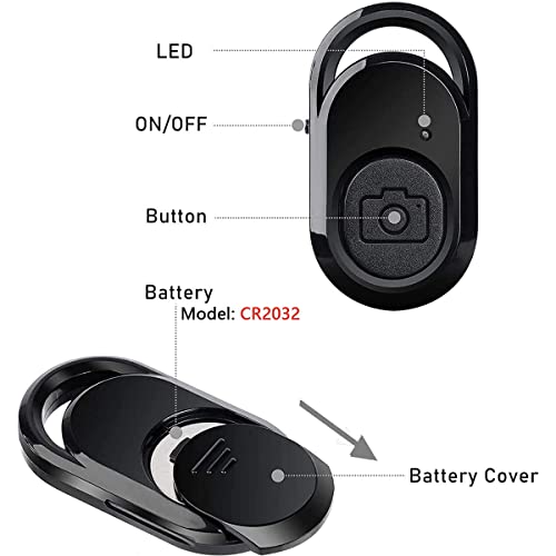 2pcs Bluetooth Telecomando otturatore per