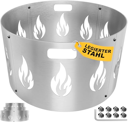 KESSER® Funkenschutz für Feuerschale Ø80cm aus legiertem Stahl 1,2mm Stahldicke kompatibel mit vielen gängigen Feuerschalen KESSER® Funkenschutz für Feuerschale Ø80cm aus legiertem Stahl 1,2mm Stahldicke kompatibel mit vielen gängigen Feuerschalen