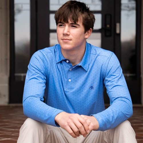 ChalkTalkSPORTS Hockey Long Sleeve Polo Shirts | Hockey Performance Polo | Youth & Adult Sizes2