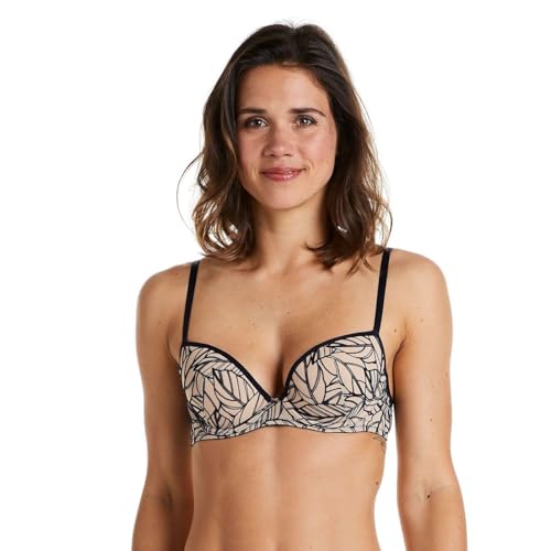 Pomm'poire Lingerie Camille Hirsch BH Verstärkung Schale Geformt Blaubeere – Damen, marineblau, 70D