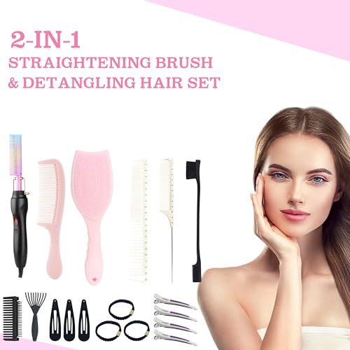 Plancha de Pelo Hot Comb con Kit Profesional miniatura 2