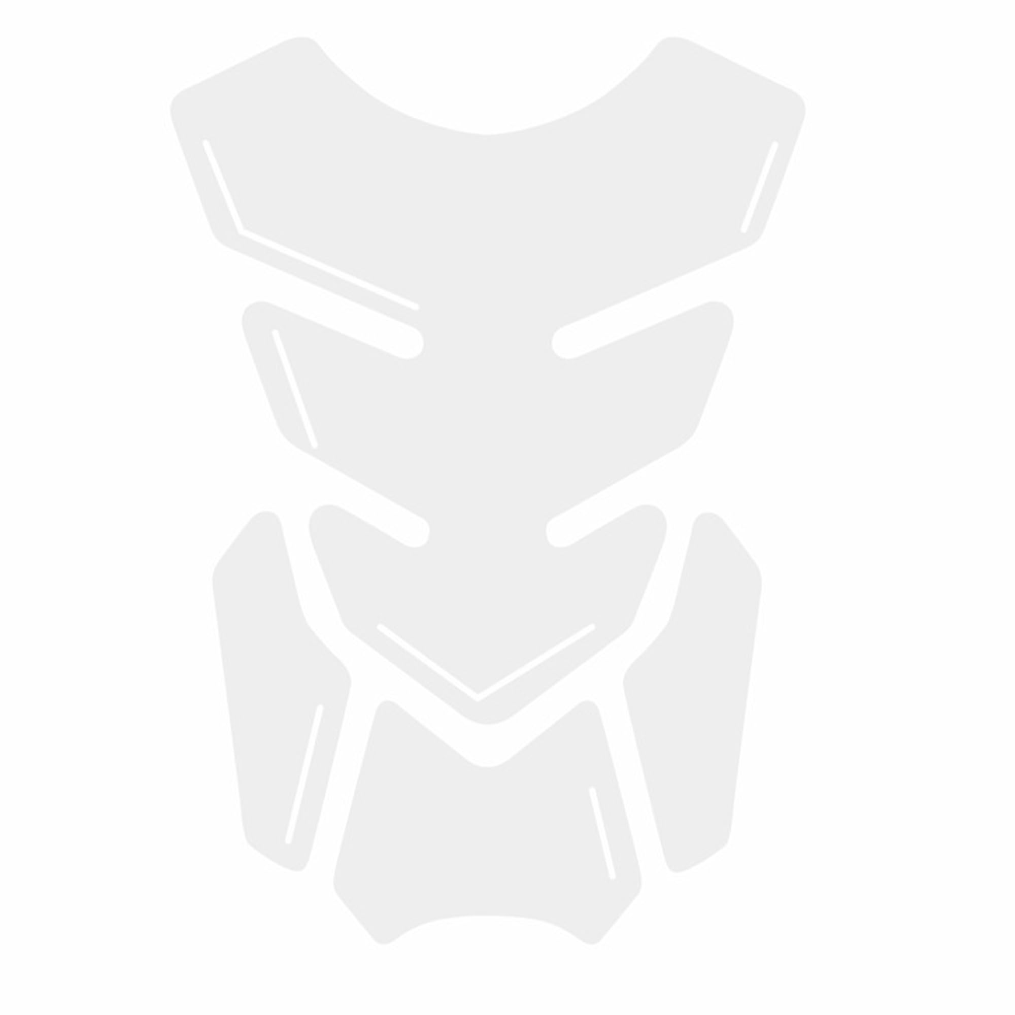 QIUMING ® Tankpad 3D Carbon Braun Optik universell kompatibel Wasserdicht Lackschutz für Auto Motorrad Tank 3D Motorrad Tankschutz Sport Aufkleber für Motorrad Tanks SCHWARZ 14 x 19.5 cm (Stil 2)