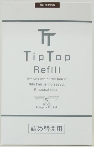 ウイングエンタープライズ ティップトップ No.10 ブラウン 80g レフィル