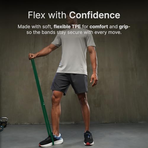 Image of CULT Heavy Resistance Band for Workout (22-56 kg) | Pull Up Assist Elastic Band for Home Exercise for Men & Women | Theraband & Gym Equipment (Green)
