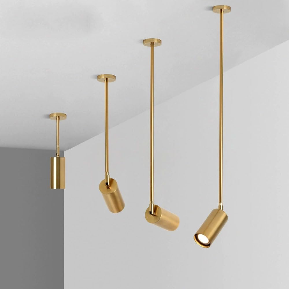 MOYEE Wall Lights for Bedroom Adjustable Ceiling Spotlight Fixture Gold Ceiling Spot Lighting Indoor Single Directional Spotlight Accent Lamp 325°+180° Rotation for Restaurant Shop Pictu/30cm