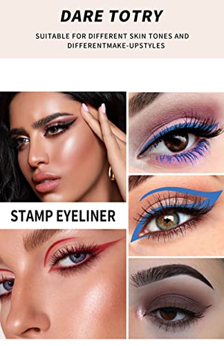 Go Ho Liquid Eyeliner Stamp Wingliner,Bright Red Winged Eyeliner Stamps For Cat Eyes,Long Lasting Super Slim Precise Felt Tip Liquid Eye Liner Tattoo Tools,1 Pc thumb #5