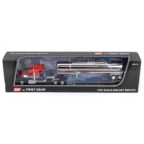 DCP First Gear 1/64 Red & Blue Kenworth W990 Camión Tráiler miniatura 5