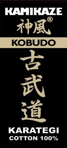 Kamikaze America-Kobudo Karate Gi Jacket Only Black 100% Cotton