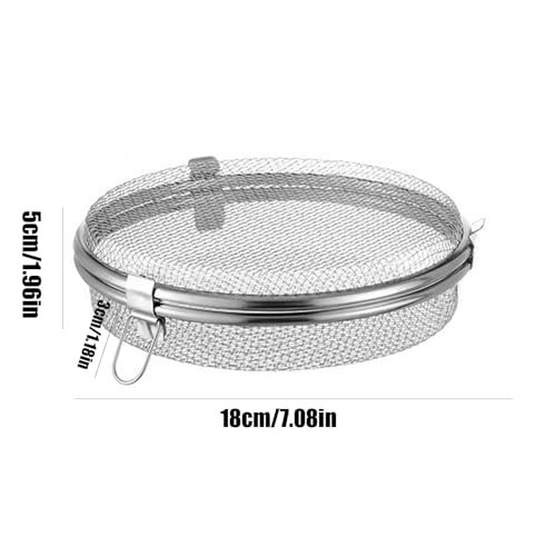 Escorredor de ervas | Rede seca de malha redonda à prova de moscas de aço inoxidável, rede de secage