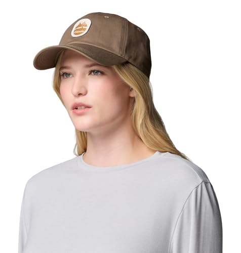 Image of Columbia Unisex Provisions Ball Cap, Lemon Wash /Mountain Landscape