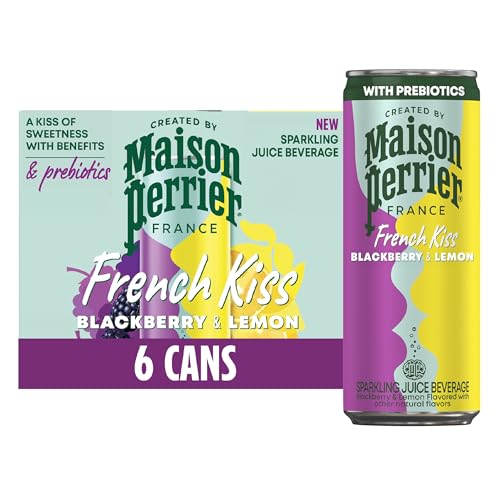 Maison Perrier French Kiss Sparkling Juice Beverage, Blackberry & Lemon