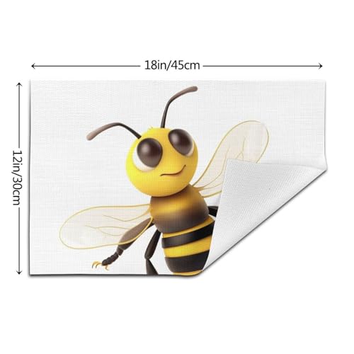 Sets de table motif abeille pour embellir la cuisine