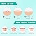 Aquuaera Pimple Patches for Face， Acne Patches/Hydrocolloid Patches for Covering Zits and Blemishes/Spot Care for Face，Absorb Fluid,4 size (210 Count)