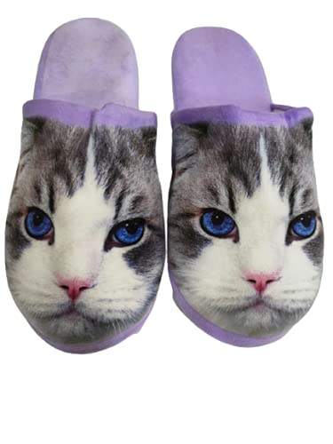 Cat print slippers Clearance