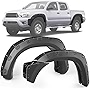 YITAMOTOR Fender Flares Compatible with 2012-2015 Toyota Tacoma (73.5' Long Bed), Textured Matte Black Finish Pocket Rivet Style Front & Rear Wheel Flares, 6PCS