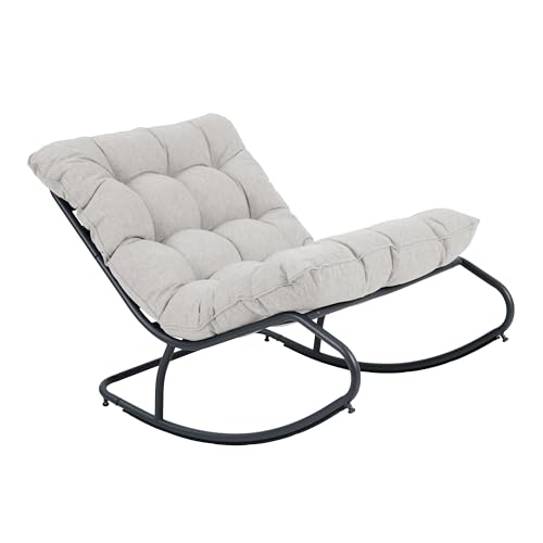 Fauteuil de jardin pour 1 personne avec structure en acier robuste AXI Ruby - 2