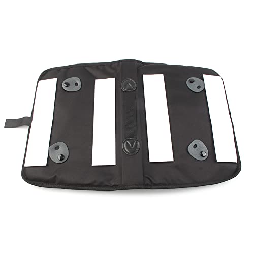 SIKUAI Bolsas de Sillín para Motocicleta, Organizador de Maletero para Motocicleta, Bolsa organizadora de herramientas para tapa, Organizador para tapa compatible con Harley Ultra Classic King Chopped miniatura 6
