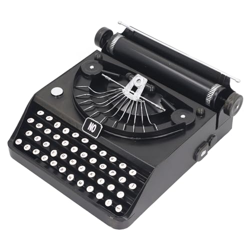Modelo de Máquina de Escribir Vintage, Decoración de Máquina Escribir Manual Clásica Retro Antigua Hierro, Accesorios Antiguos para Máquina Escribir, Adornos Decoración del Hogar