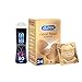 Durex Preservativos Real Feel + Lubricante Perfect Connection base silicona - 24 condones + 50ml