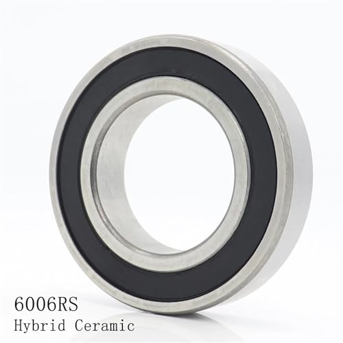 Rodamiento hibrido 6006 de bolas Si3N4 para eliminar vibracion 30x55x13mm RS 2