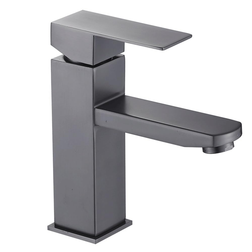 Grifos para lavabo con un solo orificio en cascada y mezclador de temperatura ajustable