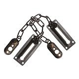 Large compatibilité : fonctionne parfaitement avec les portes en , en métal et composites, s'adaptant à diverses maisons, serrures d'écran antivol, serrures de porte de chambre d'hôtel