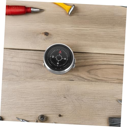 Brújula de reloj metálica desmontable para camping y senderismo miniatura 4