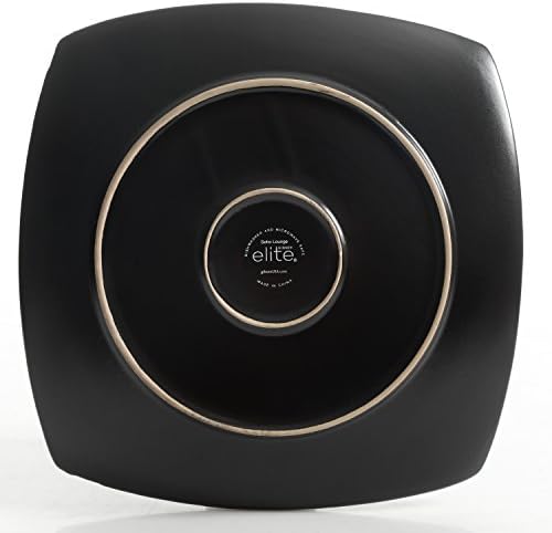 Miniatura 9 de Gibson Soho 99811.16R - Juego de vajilla cuadrada, servicio para 4 personas (16 piezas), color verde