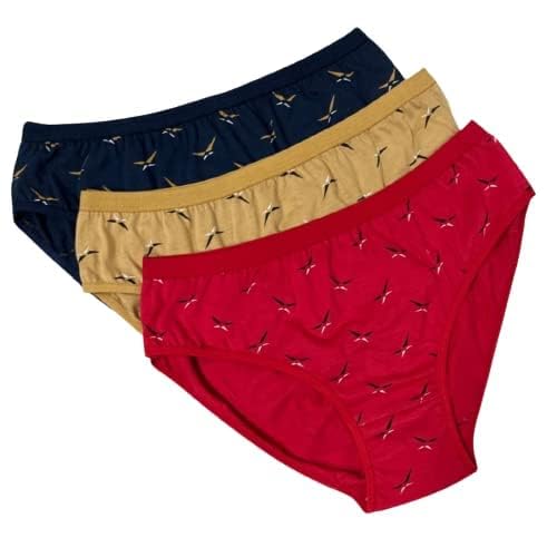 LOURYN KOULYN Printed Cotton Low Rise Hipster Panty | Briefs | Pack of-3-picture-14