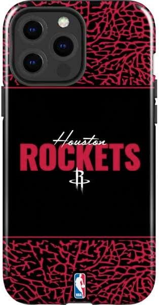 Skinit Impact Phone Case Compatible with iPhone 14 Pro Max - Officially Licensed NBA Houston Rockets Large Logo Design