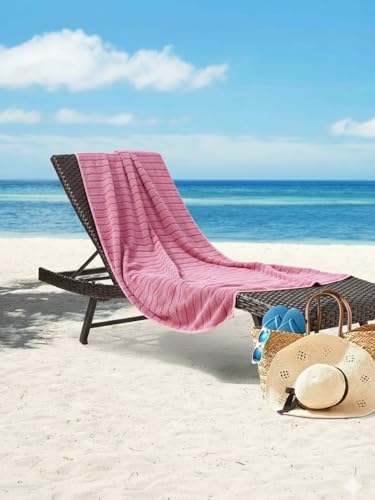 Image of NAUTICA Quick Dry Towel -1pc Bath Towel (ridgeport) | 500 GSM l 30 x 60 inch | Quick Dry Large Pool & Travel Towel | Earth