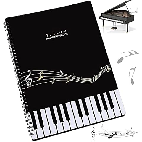 Carpeta de Música A4 con 30 Bolsillos Cover