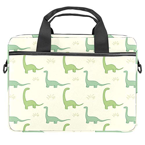 Sacoche 13-14 pouces brachiosaure vert idéale pour les cours et le bureau au quotidien