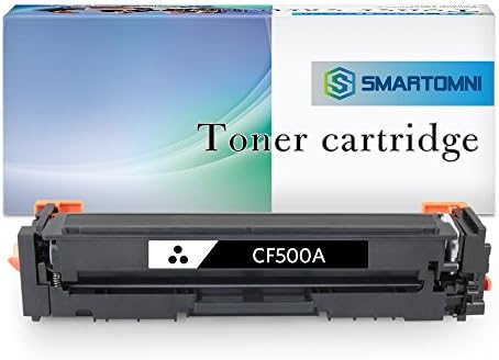 1 Pack S SMARTOMNI Compatible Replacement for HP CF500A 202A Toner Cartridge Using with HP Color LaserJet Pro M254,MFP M280,MFP M281 Series Printer - High Yield 