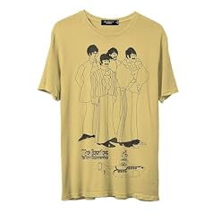 Junk Food Unisex Adult Beatles Submarine Yellow 1 T-Shirt - Les Beatles, Paul McCartney, John Lennon, RIngo Starr, George Harrison
