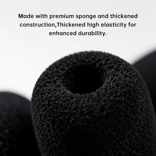 Image of 20-Pack Mic Cover, Pop Filter Sponge Foam Windscreen for Microphone, Professional Audio Enhancement for Streaming Gaming Teaching Podcasting, Universal Lapel Headset Microphone Protection