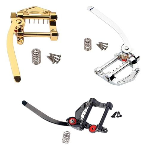 Image of CALANDIS Tailpiece Tremolo Electric Guitar Bridge for Electric Guitar SG ES335 LP etc Golden | Bridges | Guitar Parts | Parts & Accessories | Guitars & Basses