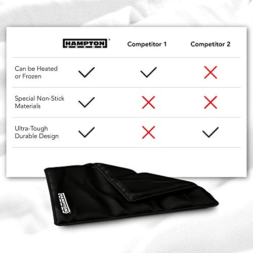 Reusable Ice Pack for Injuries (Hot & Cold Therapy) Soft Gel, Flexible Medical Grade Compress - Refreezable Shoulder, Rotator Cuff, Knee, Perinatal, Neck, Headache Pain Relief, First Aid, Cryotherapy