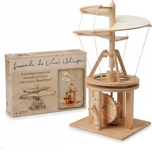 Pathfinders STEM Kit – Leonardo da Vinci Helicopter Model kit Science Kits | stem Toy Physics Toys | Engineering | Learning Resources