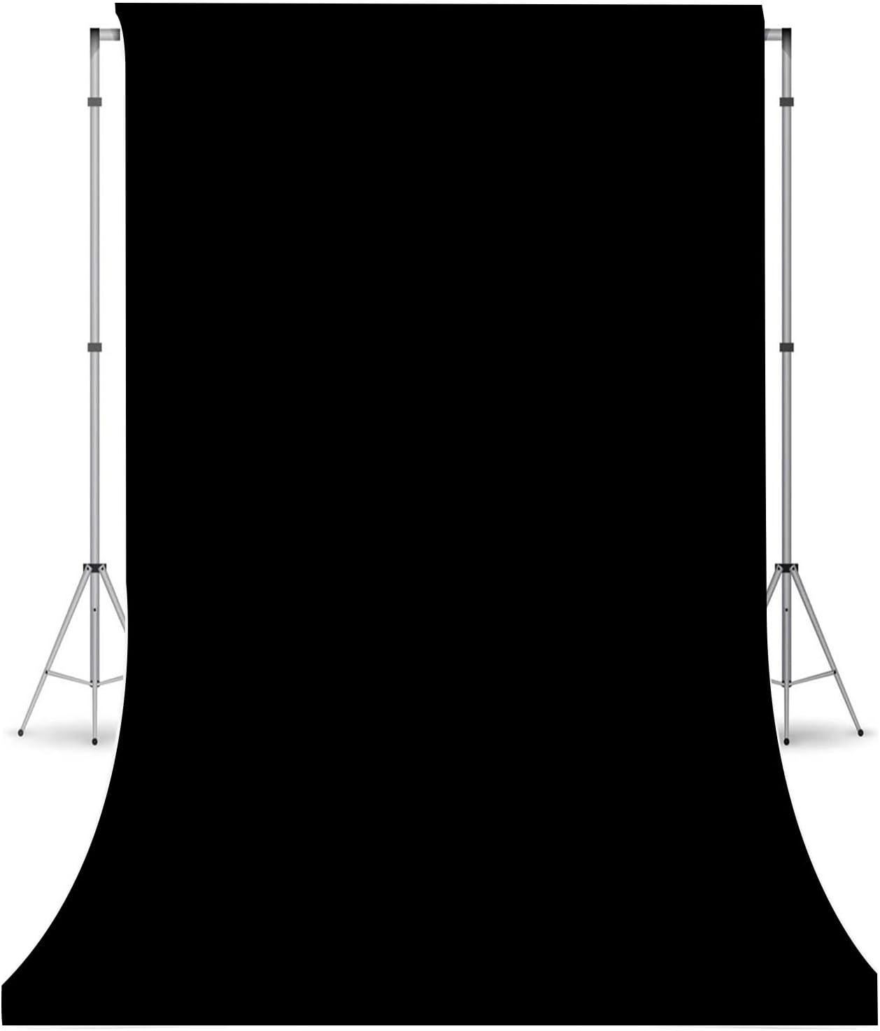 Fondo Fotográfico Negro 3x5 Pies Poliéster Tersum