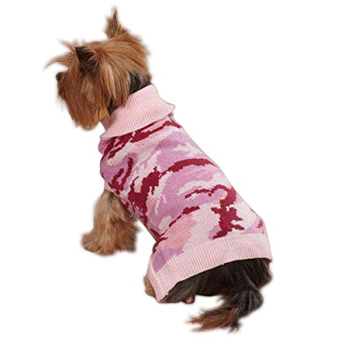 Casual Canine Zm3938 08 75 Camo Sweater For Dogs, Xx-Small Pink #TOP4