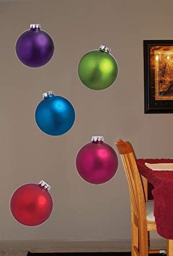 Holiday Ornament Wall Decal Cutouts